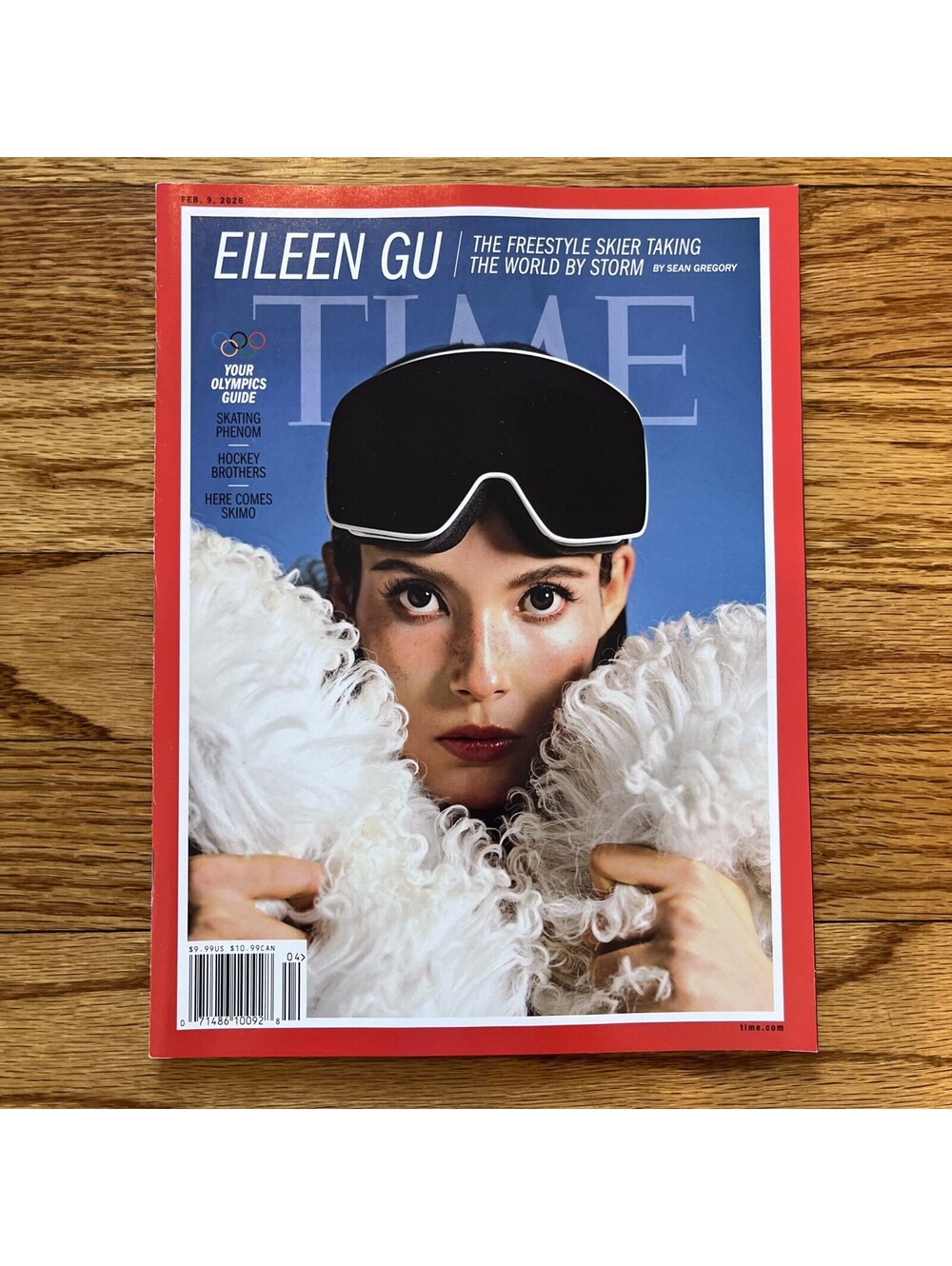Time Magazine February 9 2026 Winter Olympics Eileen Gu Freestyle Skier Skimo